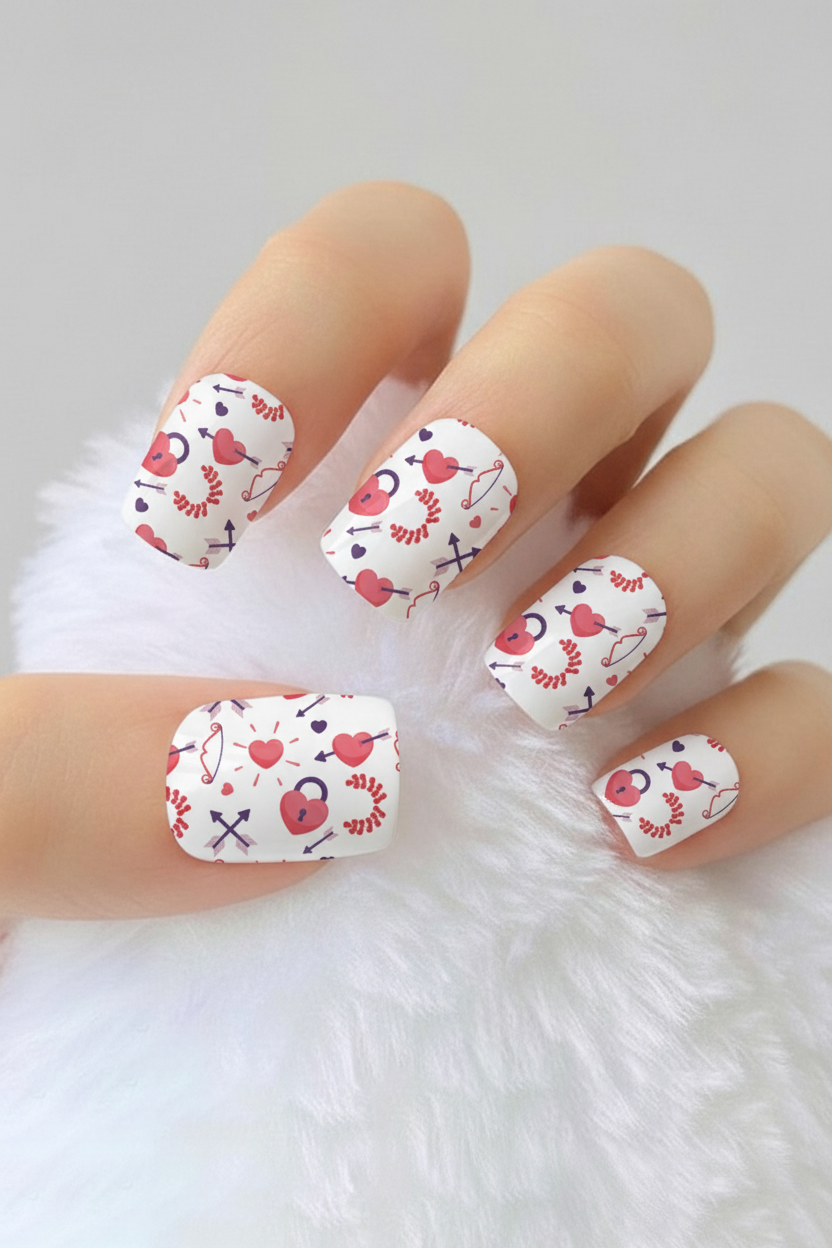 Uñas Amor 124 - uñas de gel