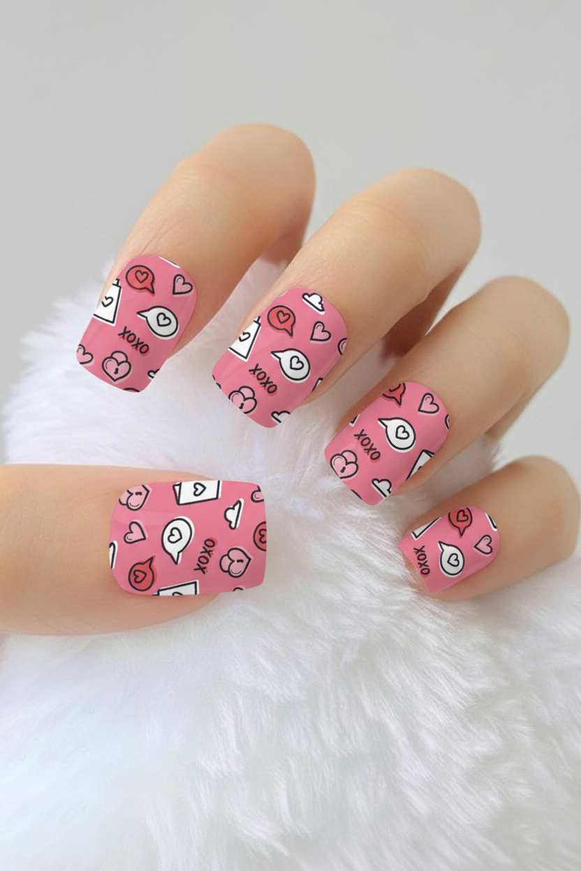 Uñas Amor 128 - uñas de gel