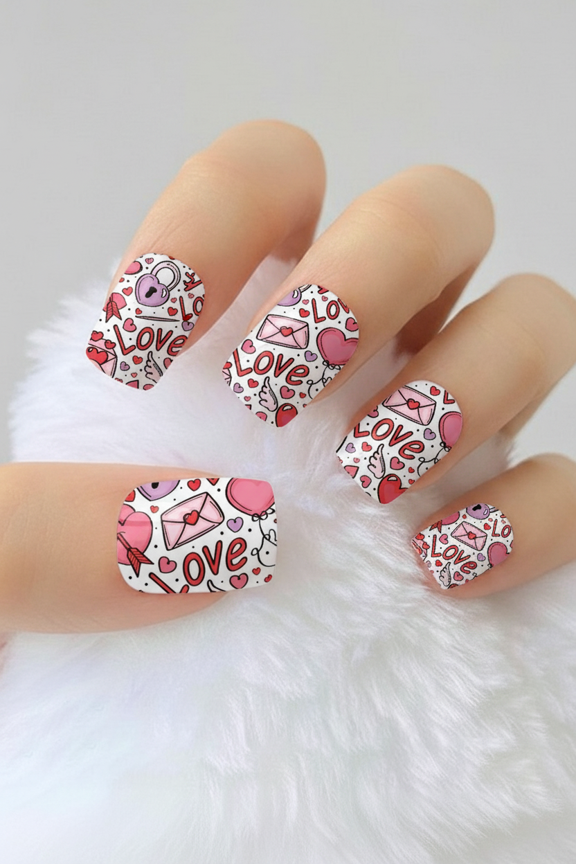 Uñas Amor 18 - uñas de gel