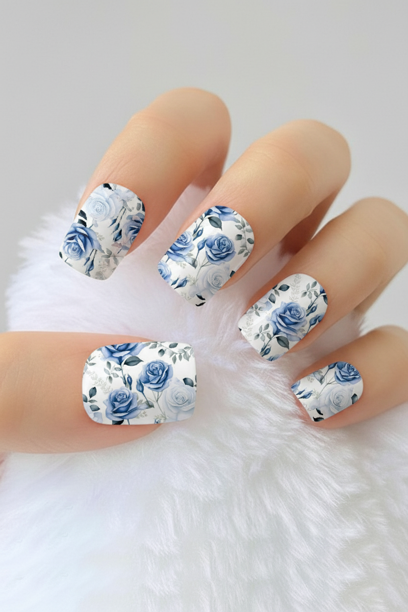 Uñas Flores 10 - uñas de gel