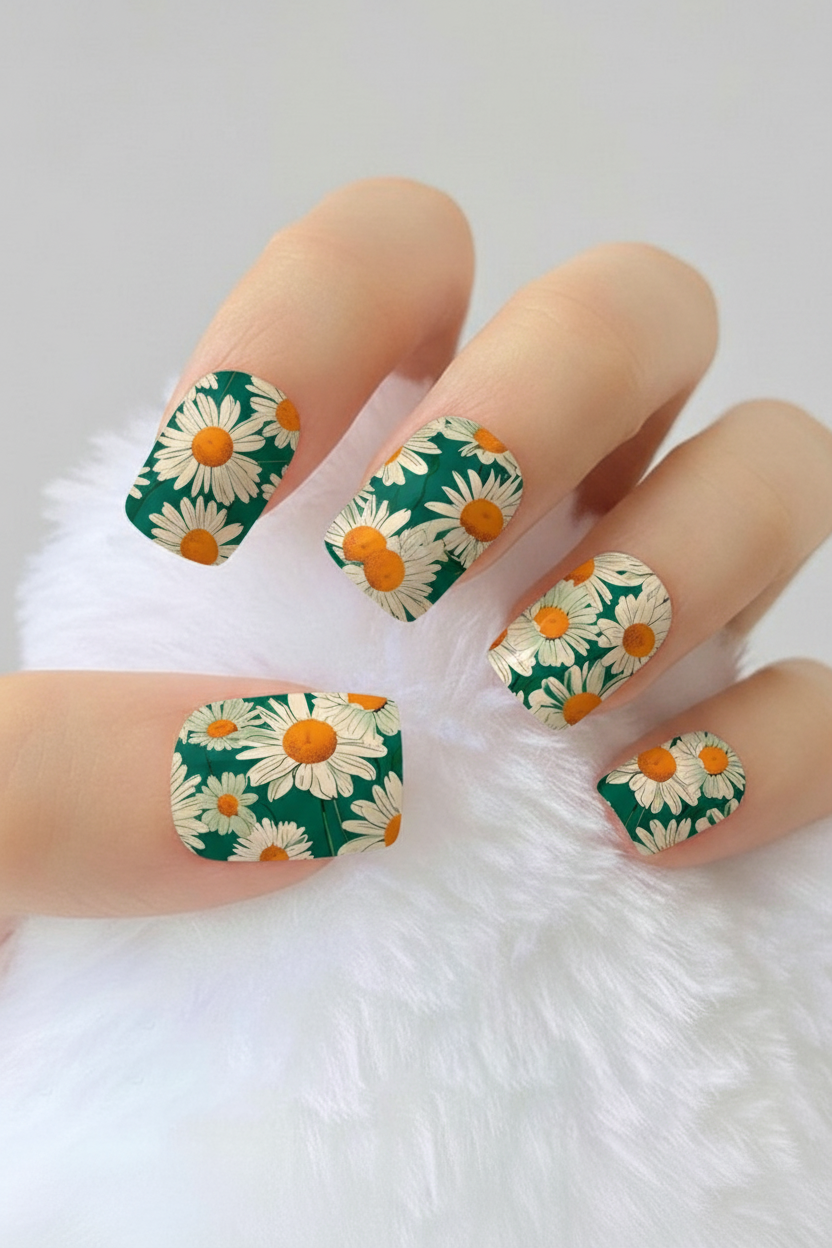 Uñas Flores 15 - uñas de gel