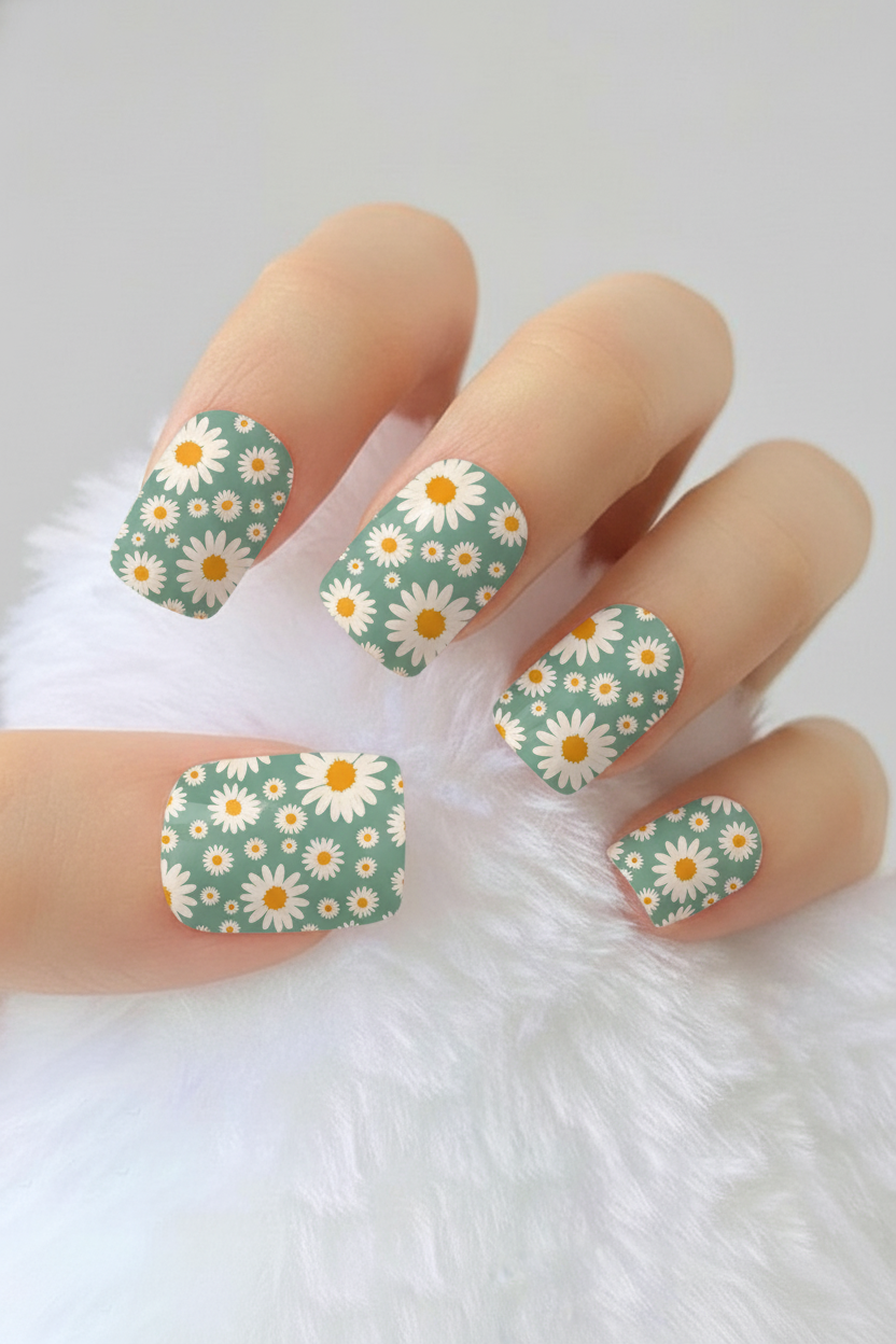 Uñas Flores 16 - uñas de gel