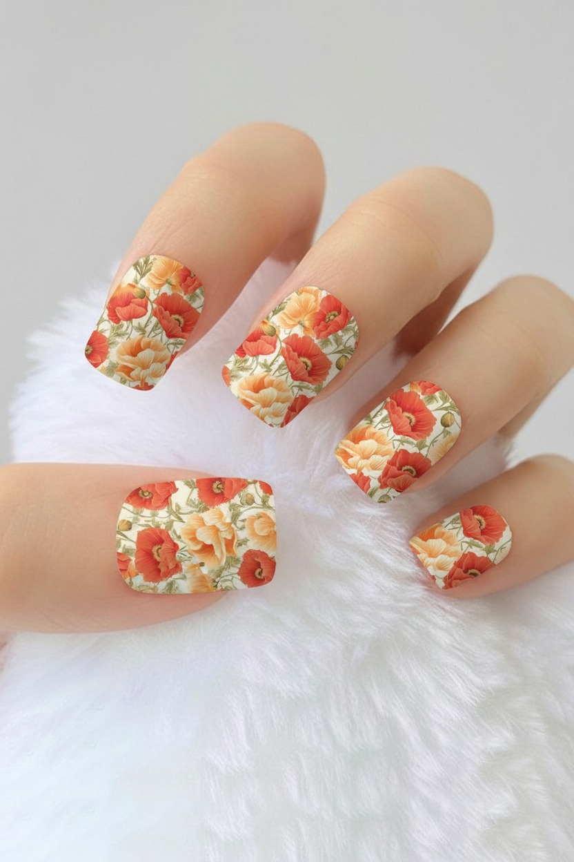 Uñas Flores 20 - uñas de gel