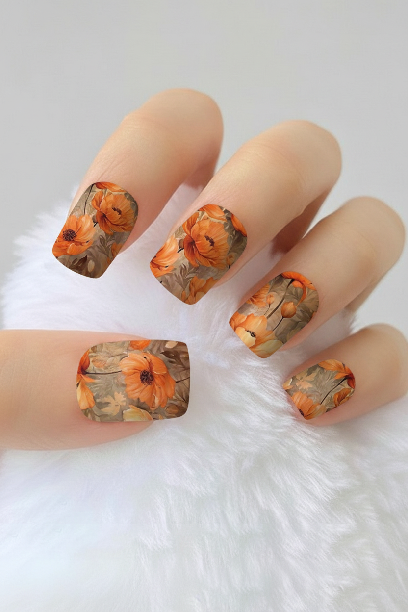 Uñas Flores 30 - uñas de gel
