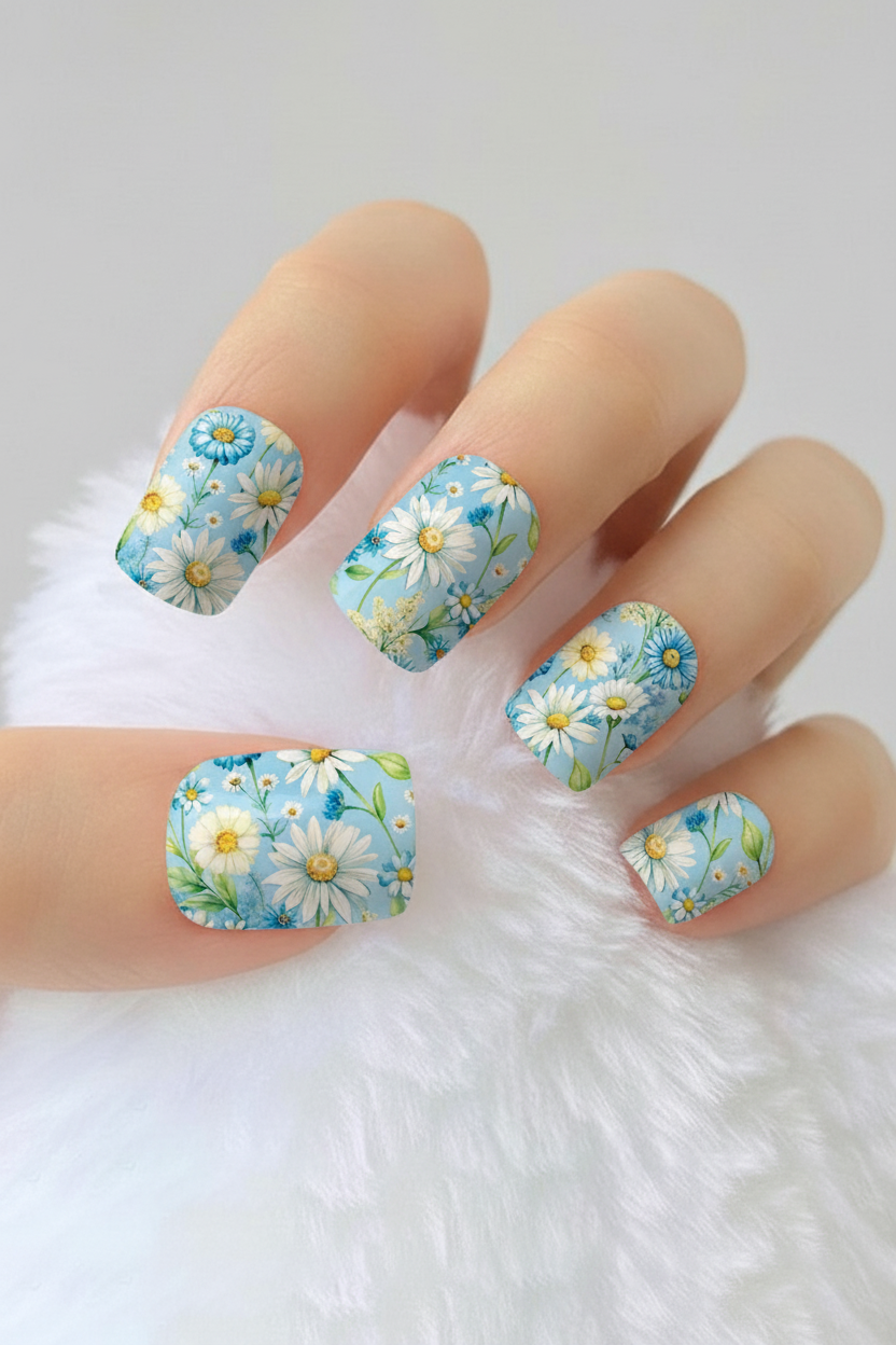 Uñas Flores 50 - uñas de gel