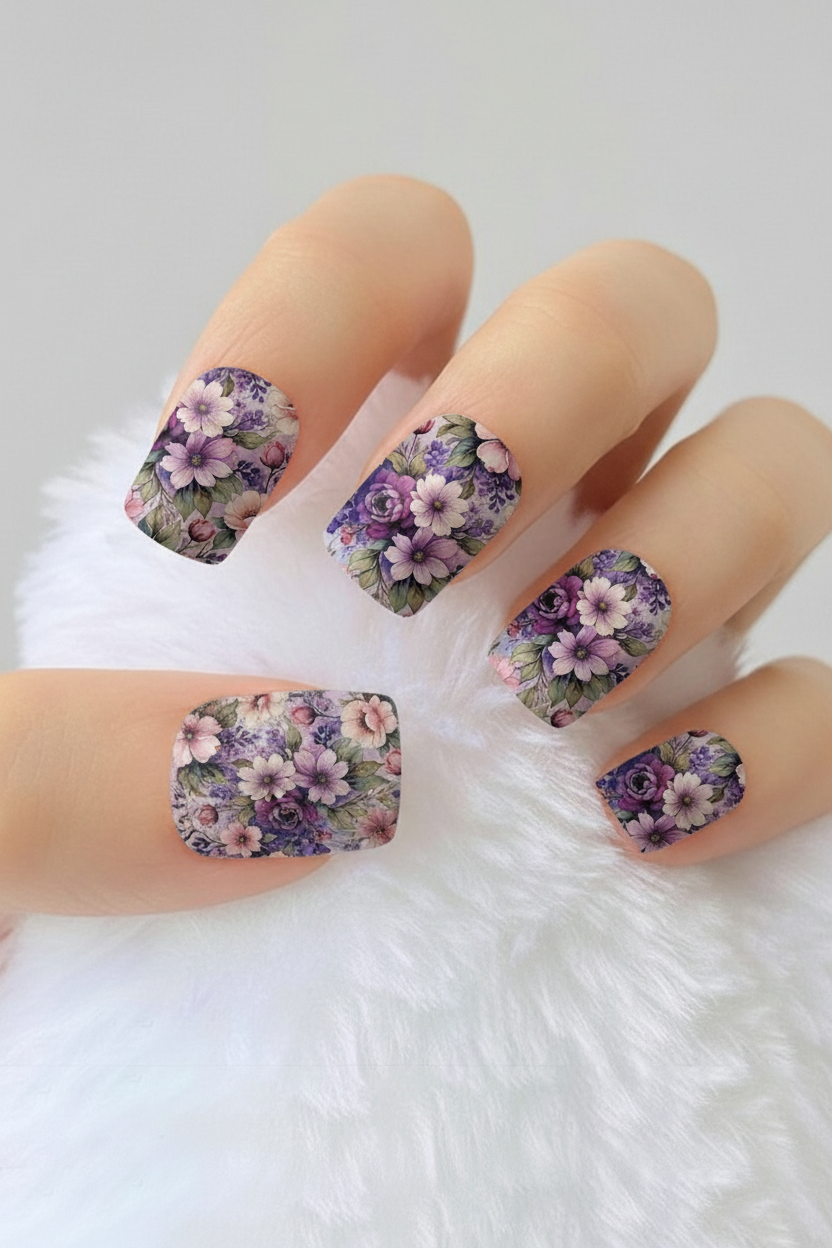 Uñas Flores 51 - uñas de gel