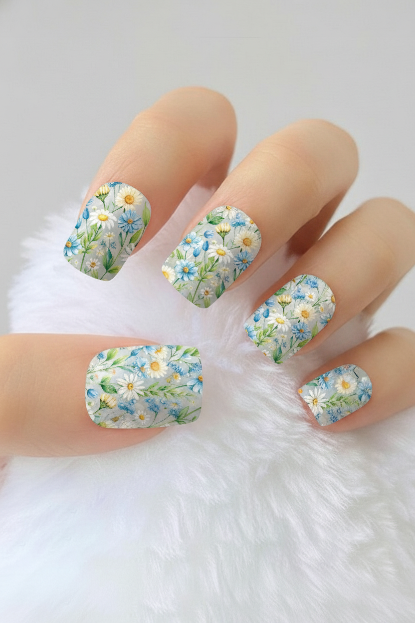 Uñas Flores 58 - uñas de gel