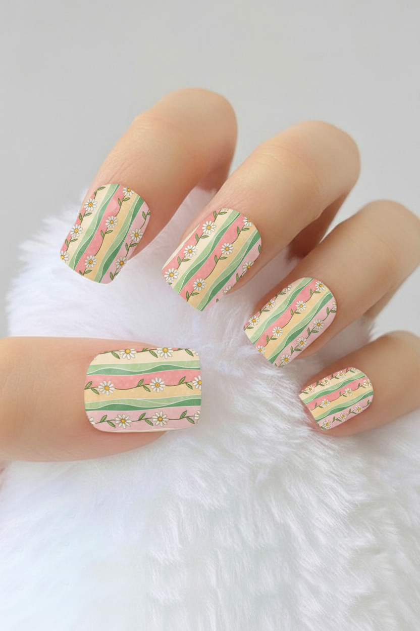 Uñas Flores 68 - uñas de gel