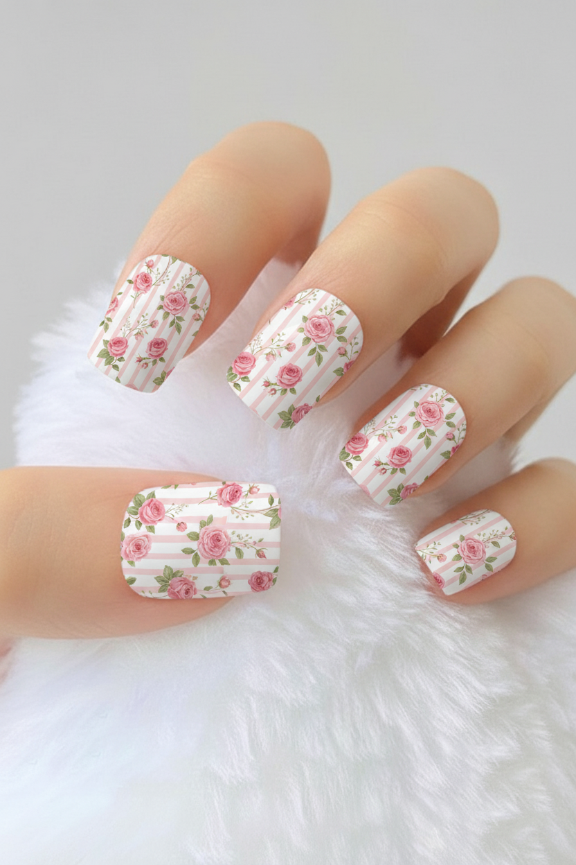 Uñas Flores 71 - uñas de gel