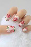 Uñas Flores 7 - uñas de gel