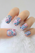Uñas Flores 8 - uñas de gel