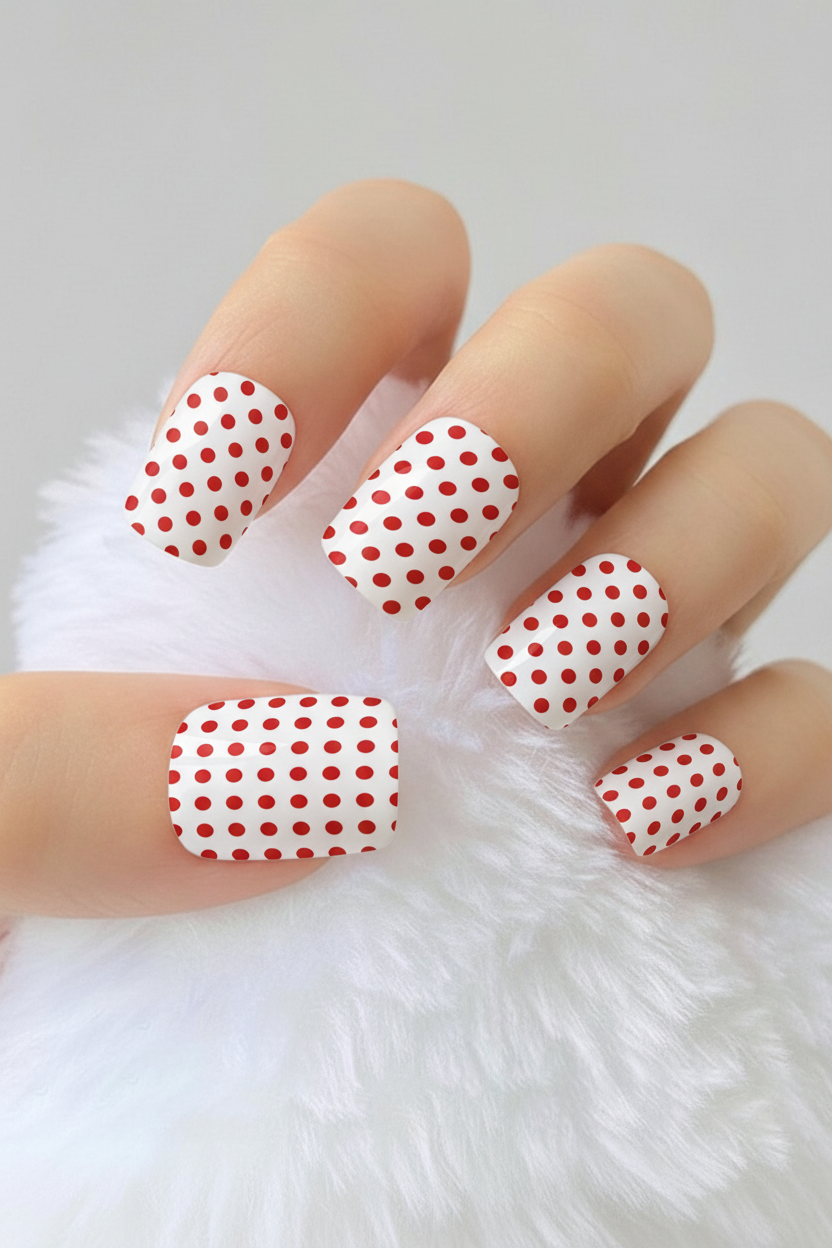 Uñas navideñas 10 - uñas de gel