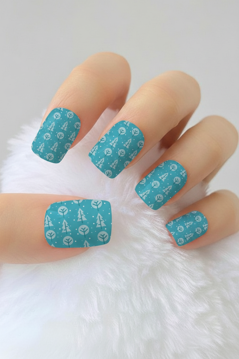 Uñas navideñas 15 - uñas de gel