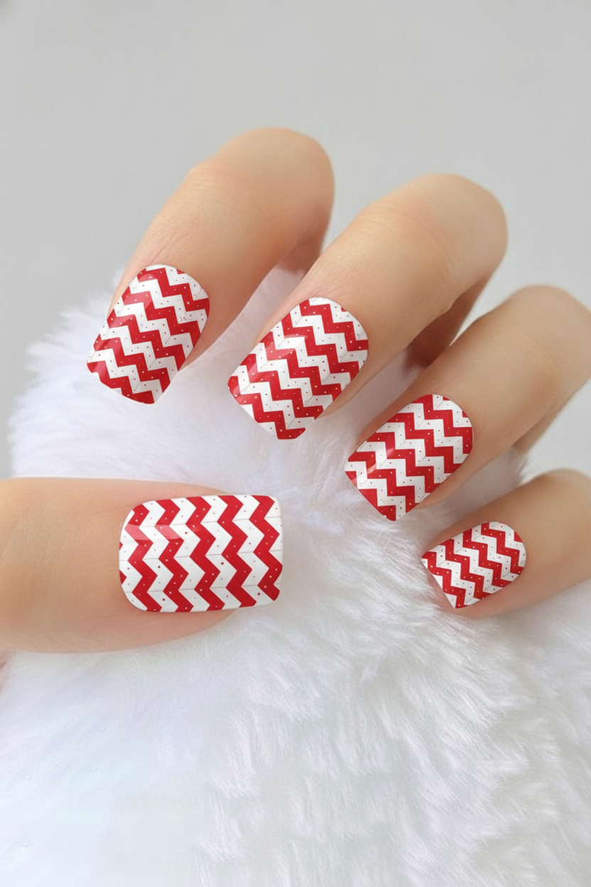 Uñas navideñas 21 - uñas de gel