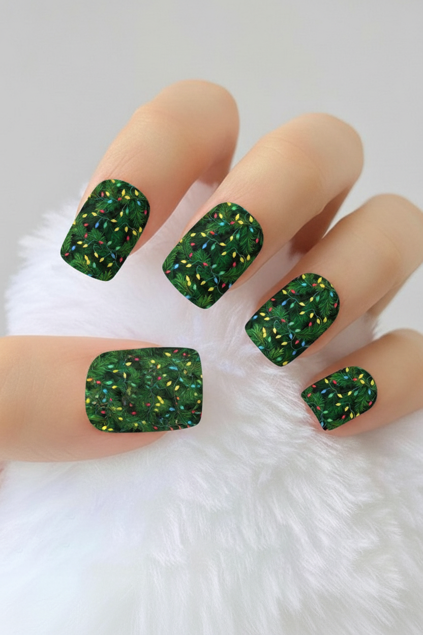 Uñas navideñas 47 - uñas de gel