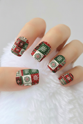 Uñas navideñas 62 - uñas de gel