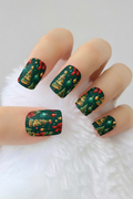 Uñas navideñas 6 - uñas de gel